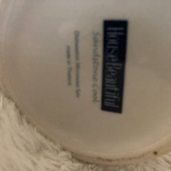 House Beautiful "Sandstone Cool" 7" Oil/Dressing Bottle w/Stopper Set of (2) - Picture 3 of 3